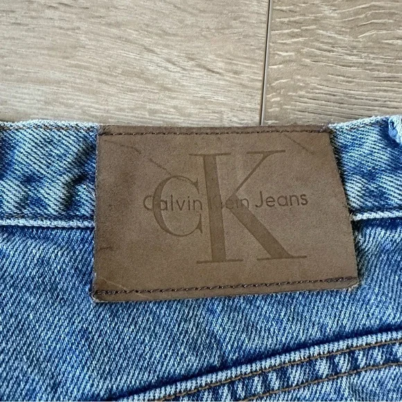 Vintage Calvin Klein High Waisted Jeans Moms Jeans Style Sz 6 100% Cotton - Picture 6 of 7